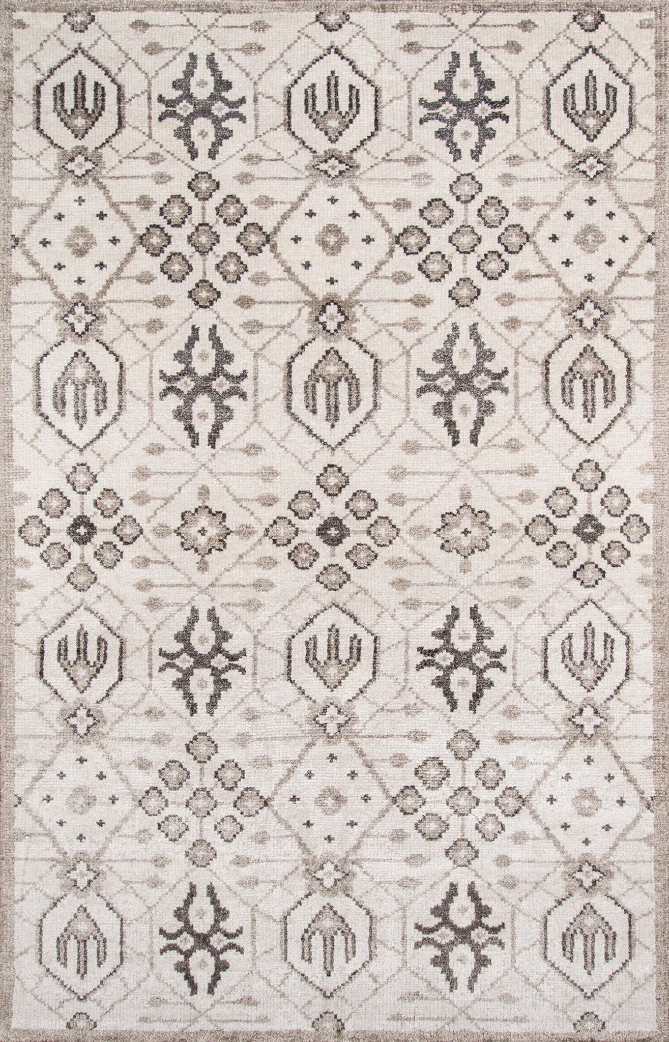 Momeni Nova NOV-1 Ivory Contemporary Hand Knotted Rug