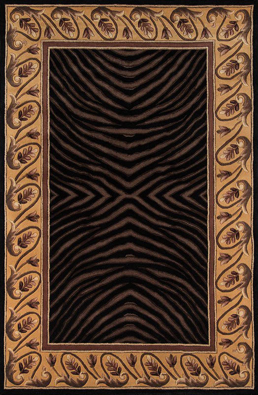 Momeni New Wave NW-09 Black Contemporary Hand Tufted Rug