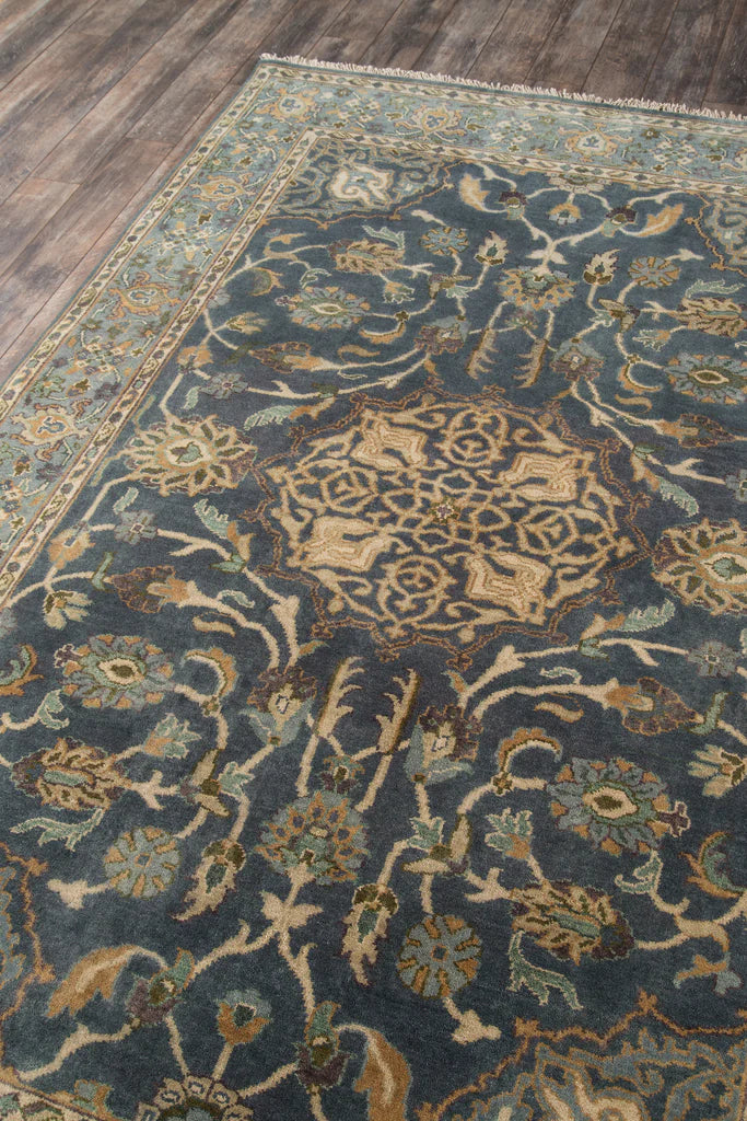 Momeni Shalimar SL-02 Blue Traditional Hand Knotted Rug