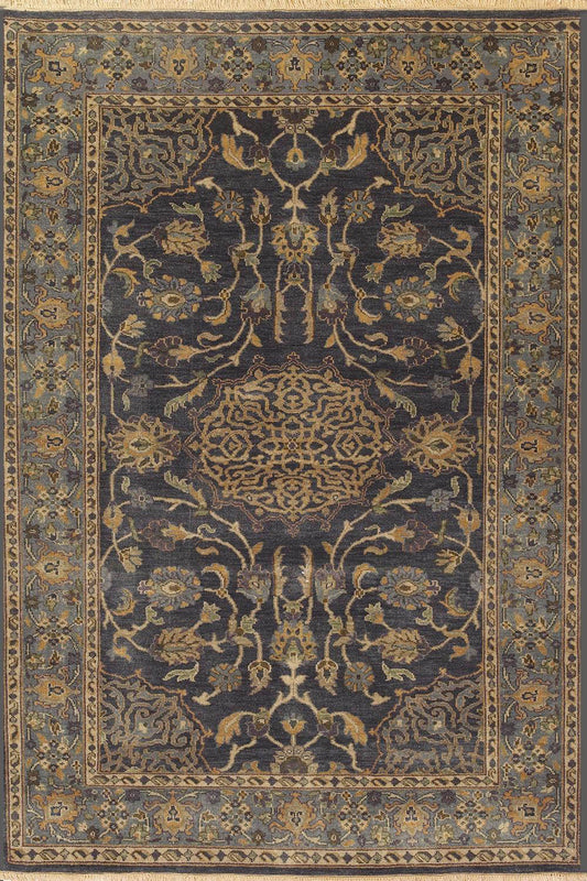 Momeni Shalimar SL-02 Blue Traditional Hand Knotted Rug