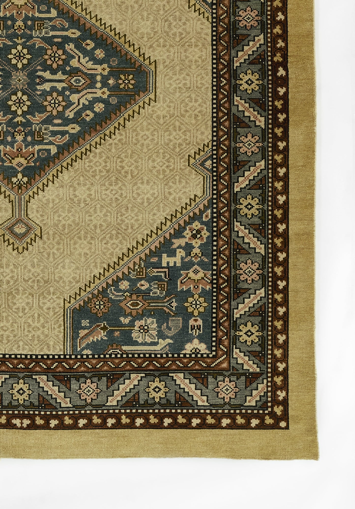 Momeni Serab SRB-1 Blue Traditional Hand Woven Rug