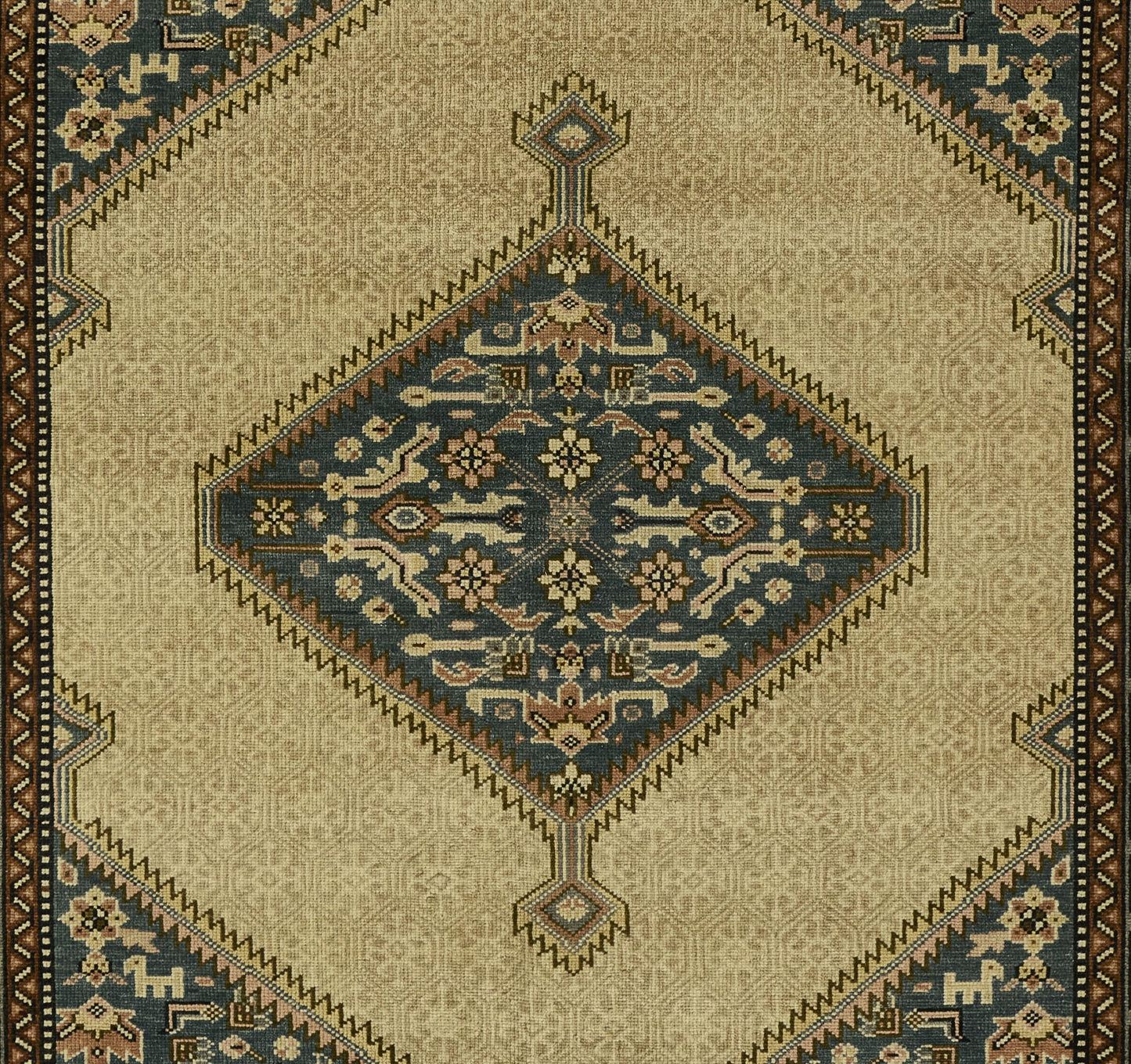 Momeni Serab SRB-1 Blue Traditional Hand Woven Rug