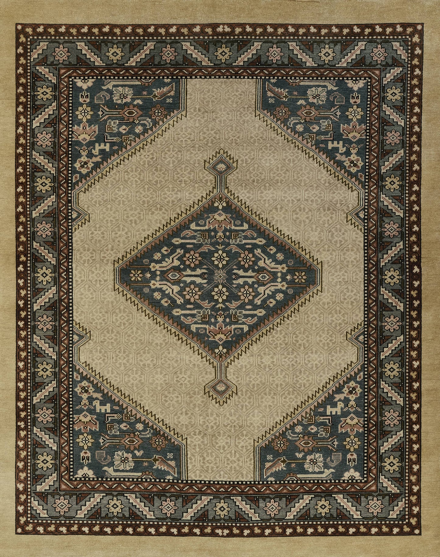 Momeni Serab SRB-1 Blue Traditional Hand Woven Rug