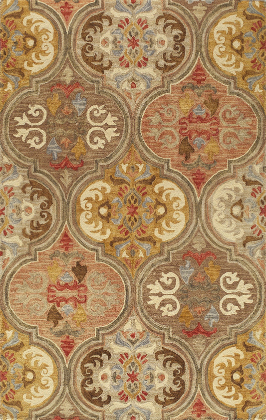 Momeni Tangier TAN10 Multi Transitional Hand Tufted Rug