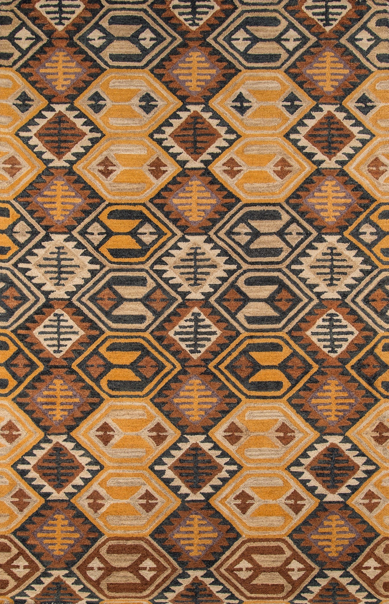 Momeni Tangier TAN18 Black Transitional Hand Tufted Rug