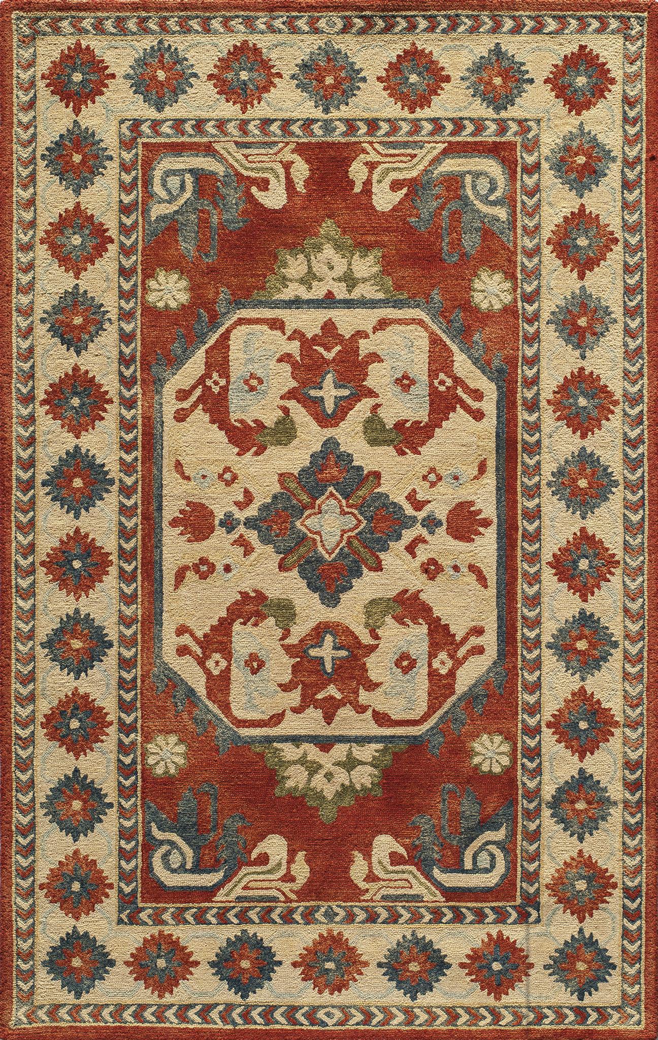 Momeni Tangier TAN-4 Ivory Traditional Hand Tufted Rug