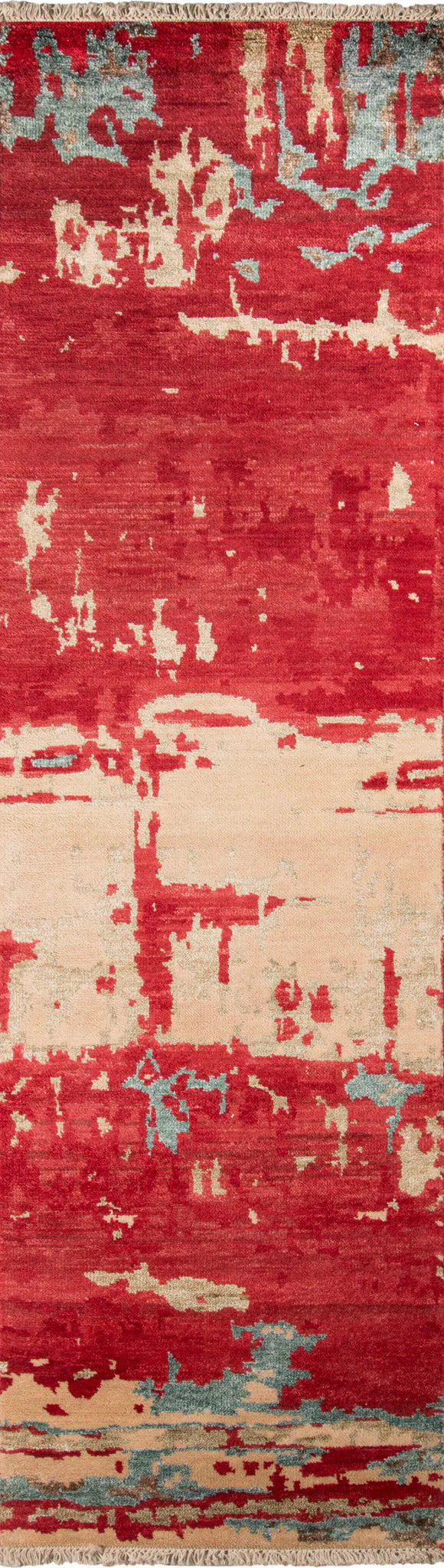 Momeni Terra TER-2 Red Contemporary Hand Knotted Rug