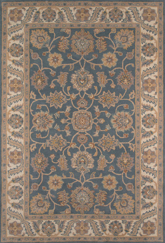 Momeni Tudor TUD-1 Blue Traditional Hand Tufted Rug