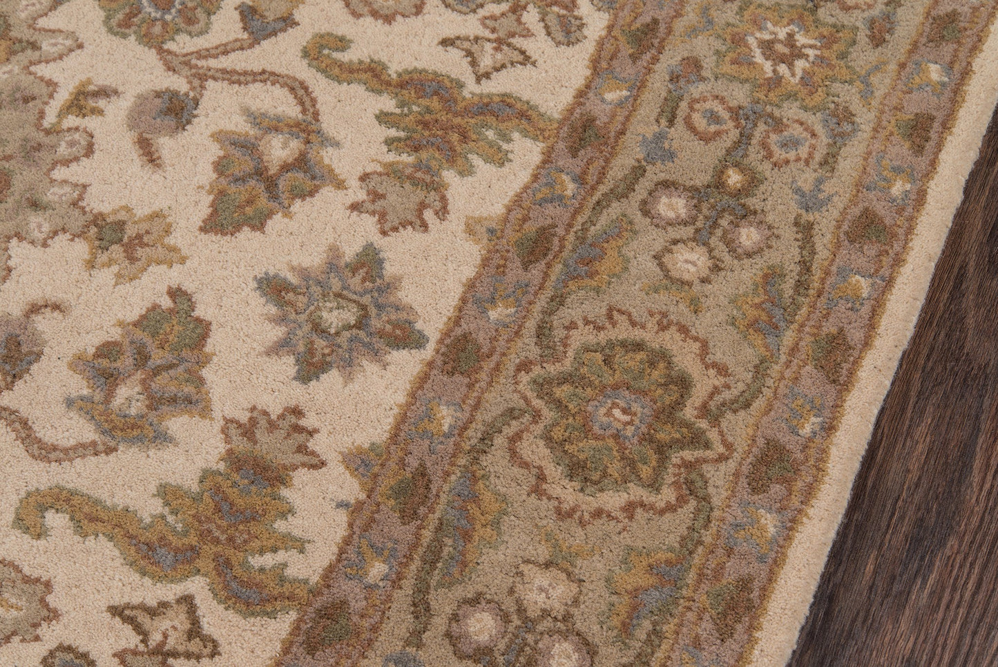 Momeni Tudor TUD-2 Beige Traditional Hand Tufted Rug