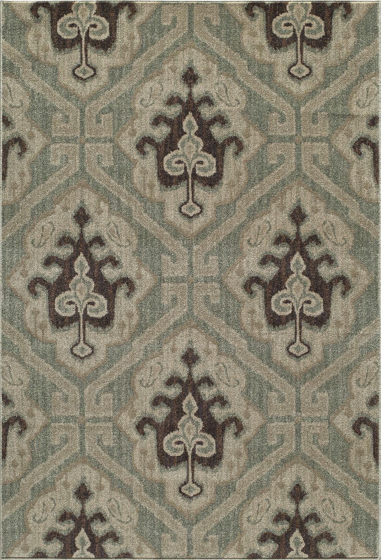 Momeni Vista VA-08 Blue Transitional Machine Made Rug