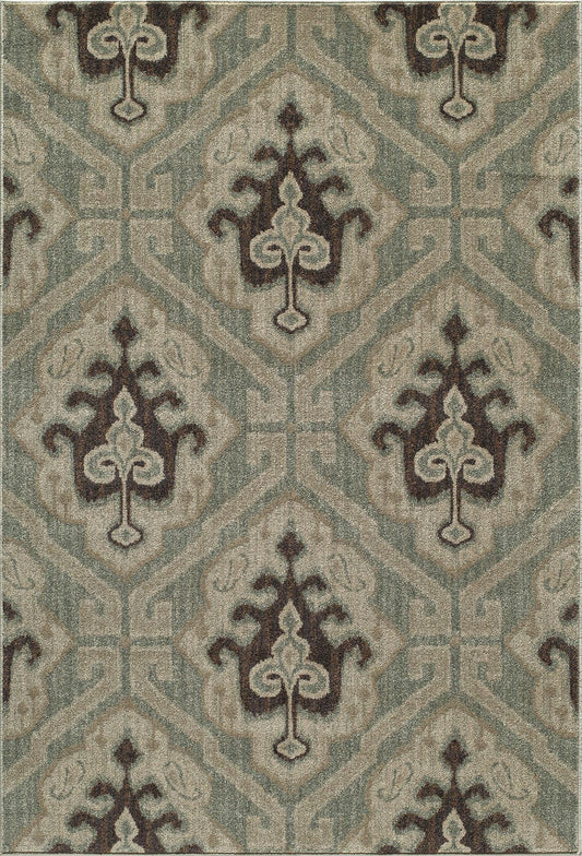 Momeni Vista VA-08 Blue Transitional Machine Made Rug