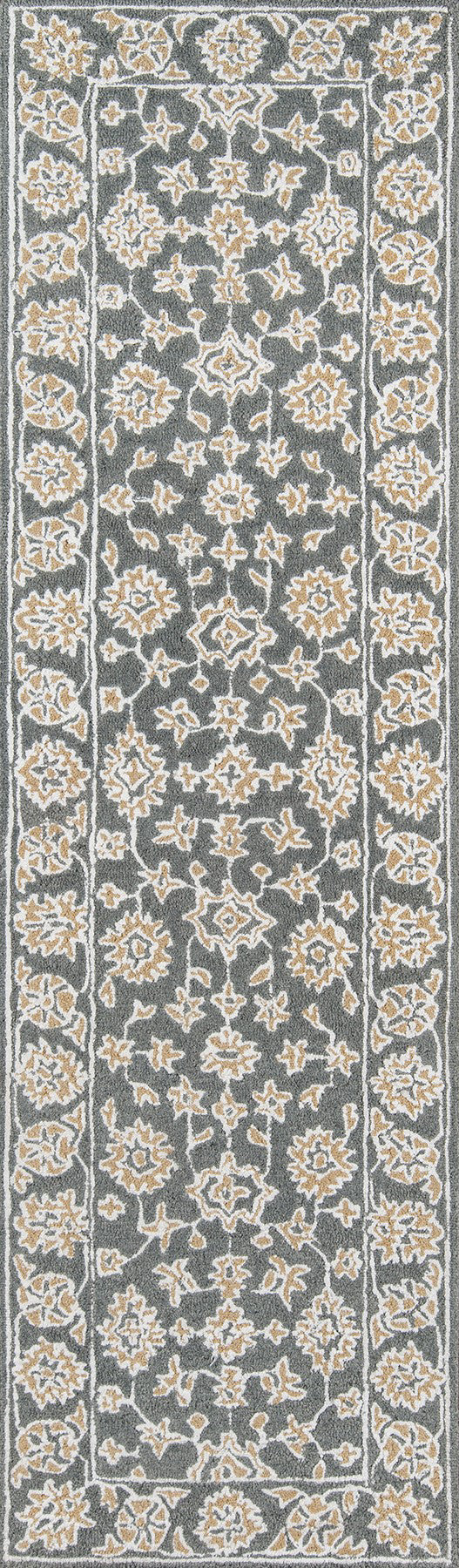 Momeni Valencia VAL-2 Grey Traditional Hand Tufted Rug