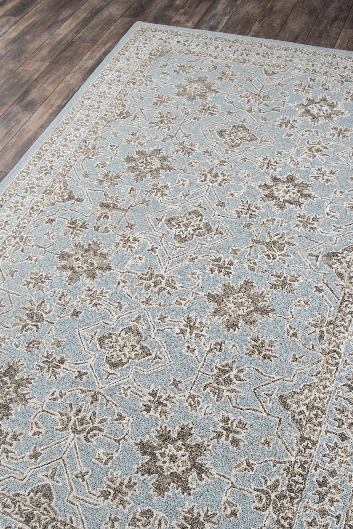 Momeni Valencia VAL-3 Blue Traditional Hand Tufted Rug