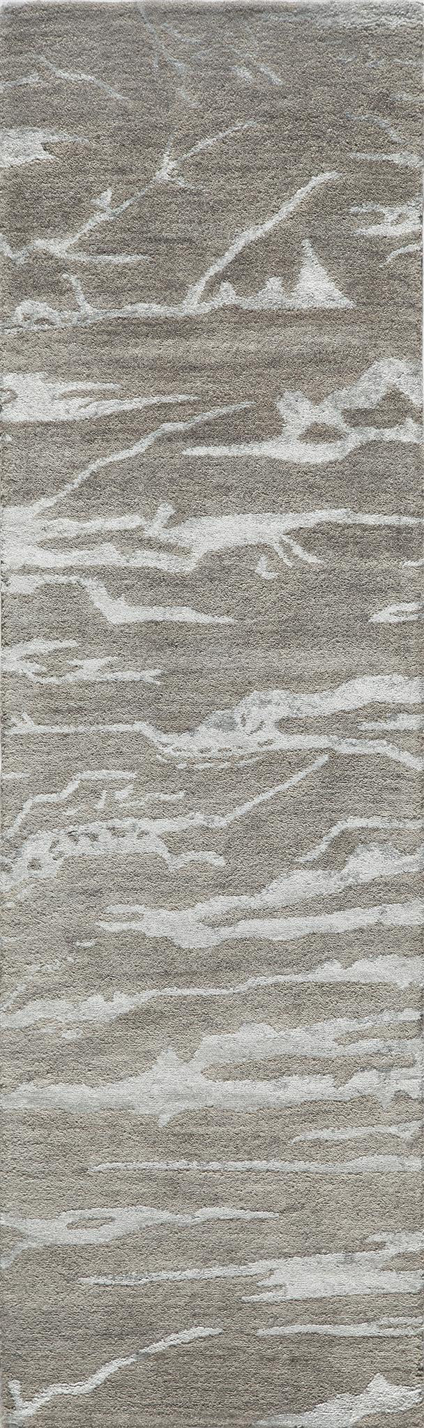 Momeni Zen ZEN-2 Grey Contemporary Hand Tufted Rug