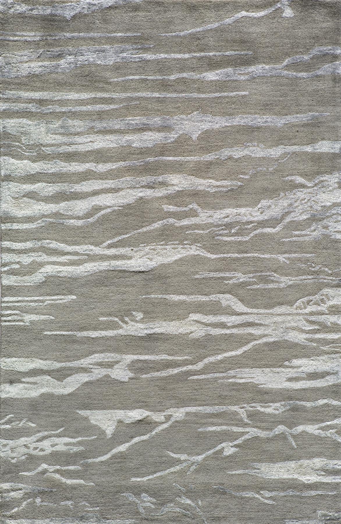 Momeni Zen ZEN-2 Grey Contemporary Hand Tufted Rug