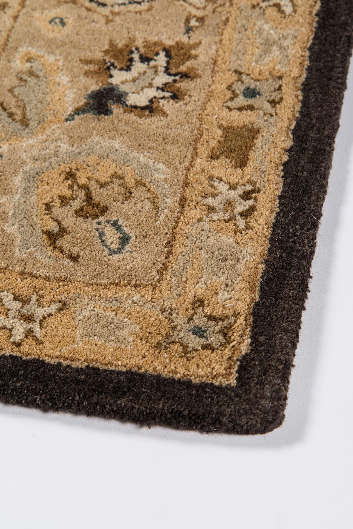 Momeni Zarin ZR-02 Charcoal Traditional Hand Tufted Rug