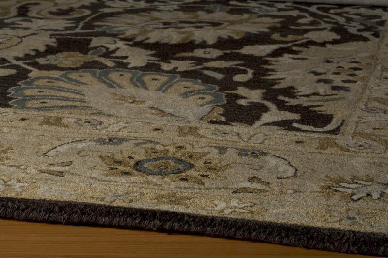 Momeni Zarin ZR-02 Charcoal Traditional Hand Tufted Rug