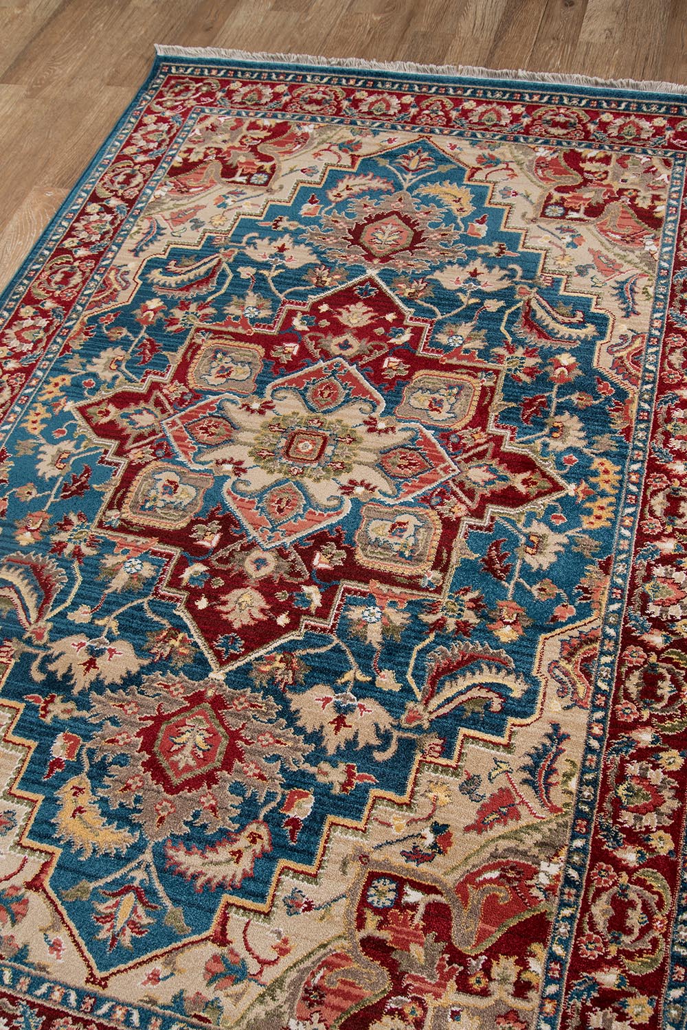 Momeni Lenox LE-01 Blue Traditional Machine Made Rug