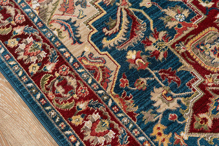 Momeni Lenox LE-01 Blue Traditional Machine Made Rug