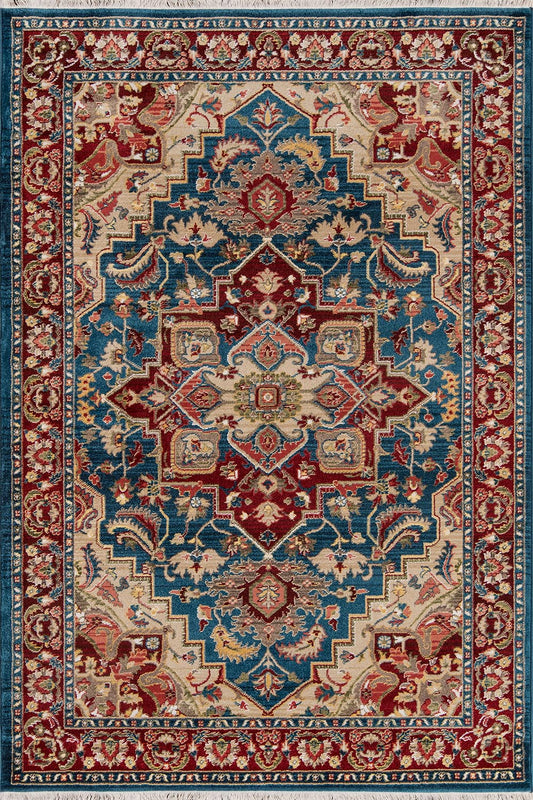 Momeni Lenox LE-01 Blue Traditional Machine Made Rug