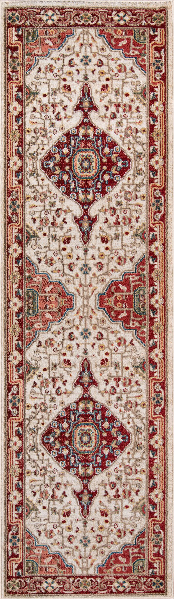 Momeni Lenox LE-02 Red Traditional Machine Made Rug