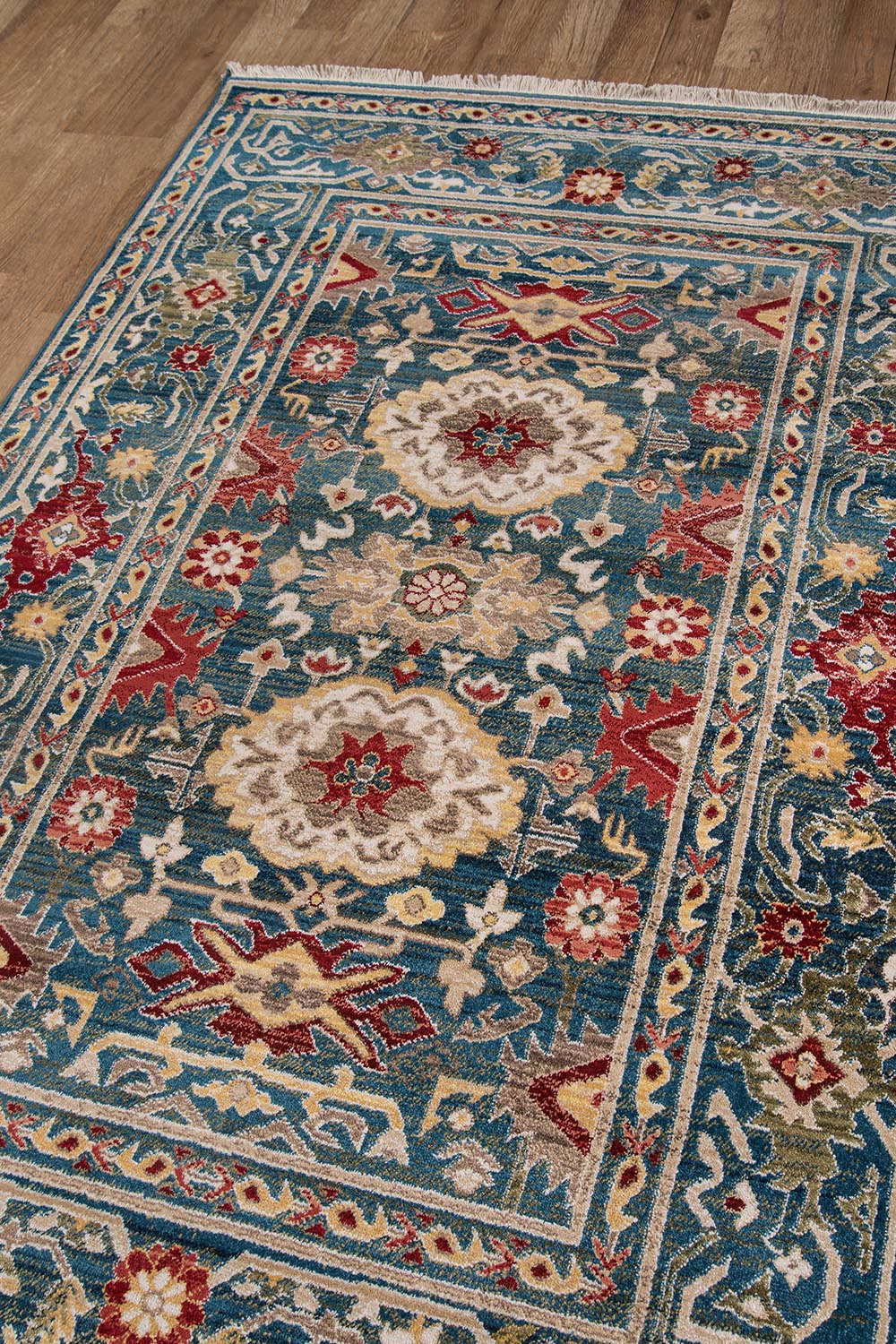 Momeni Lenox LE-03 Blue Traditional Machine Made Rug