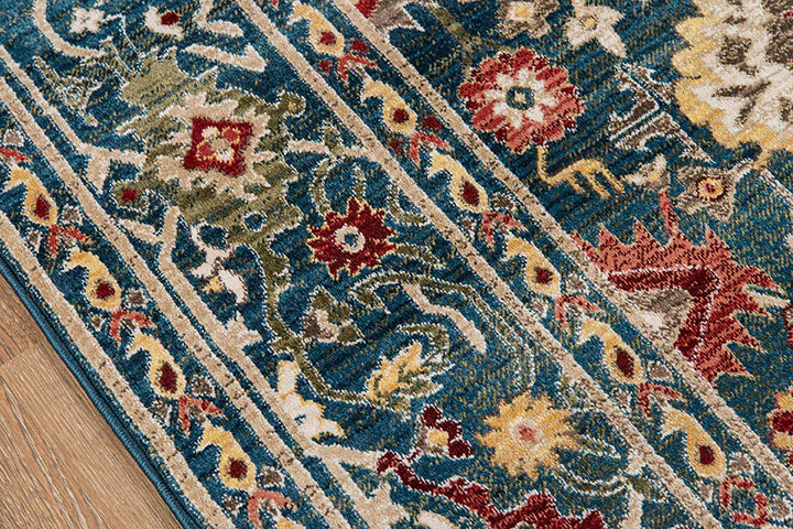 Momeni Lenox LE-03 Blue Traditional Machine Made Rug