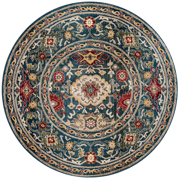 Momeni Lenox LE-03 Blue Traditional Machine Made Rug