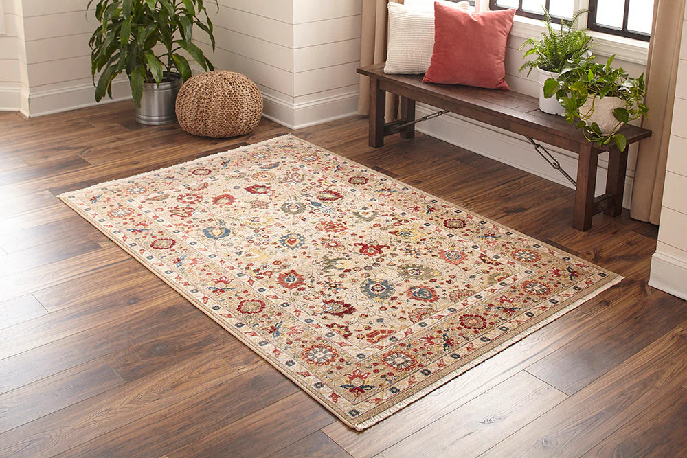 Momeni Lenox LE-04 Ivory Traditional Machine Made Rug