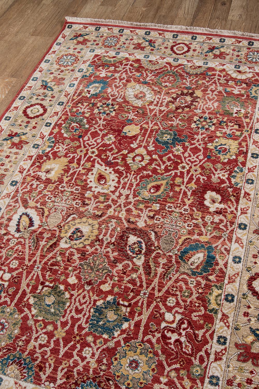 Momeni Lenox LE-04 Red Traditional Machine Made Rug