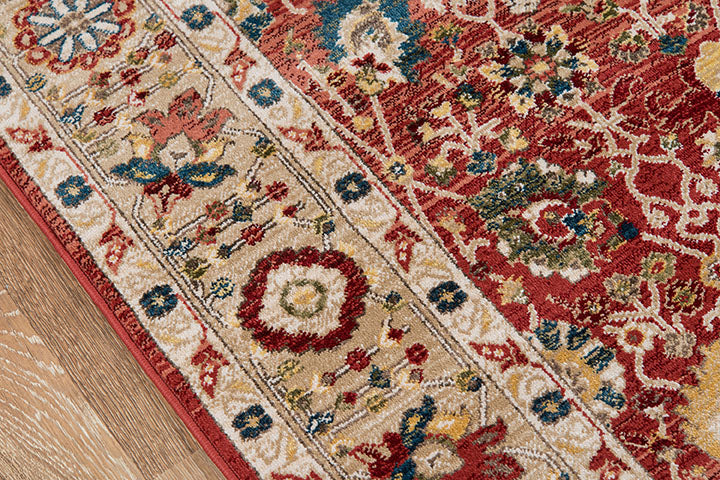 Momeni Lenox LE-04 Red Traditional Machine Made Rug