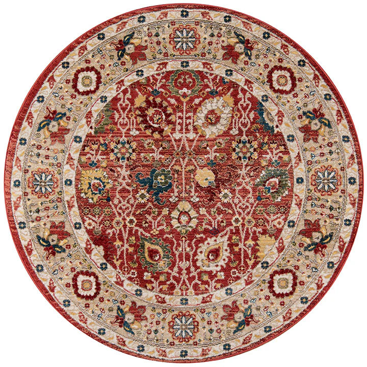 Momeni Lenox LE-04 Red Traditional Machine Made Rug