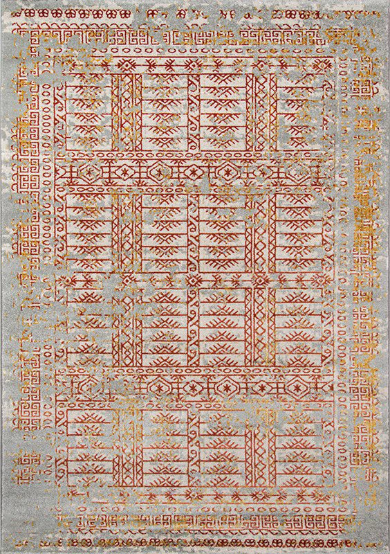 Momeni Luxe LX-15 Rust Transitional Machine Made Rug