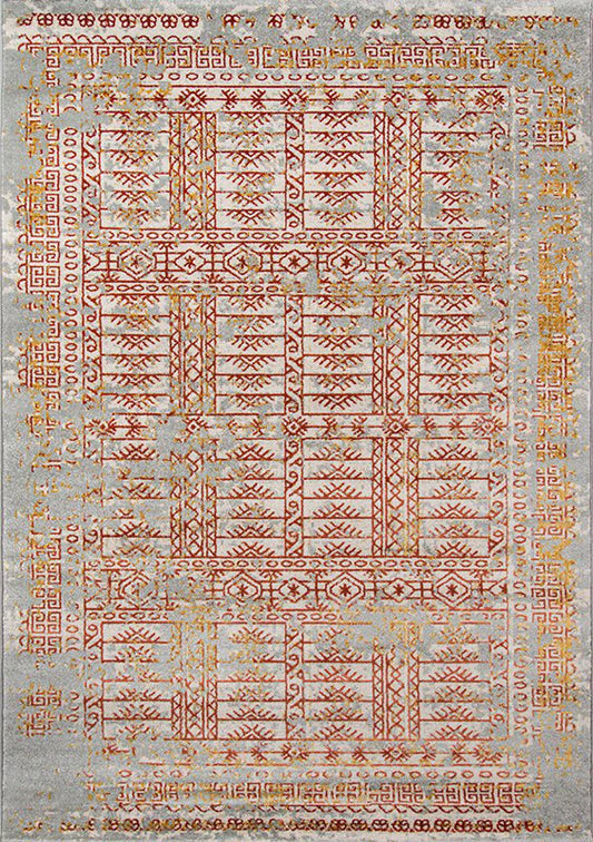 Momeni Luxe LX-15 Rust Transitional Machine Made Rug