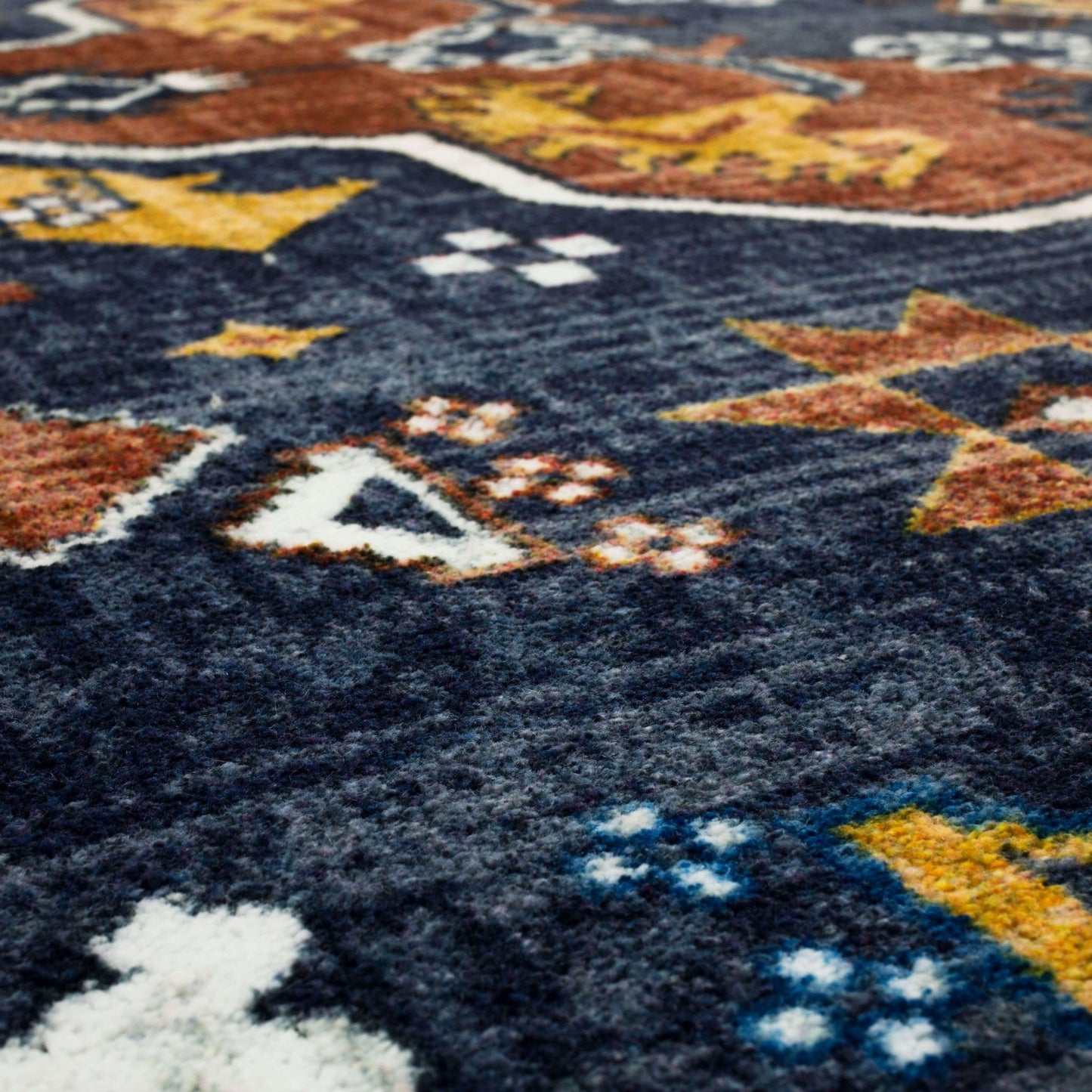 Karastan Kaleidoscope ZS023 Navy Machinemade Rug - Rugs - Karastan - Atlanta Designer Rugs