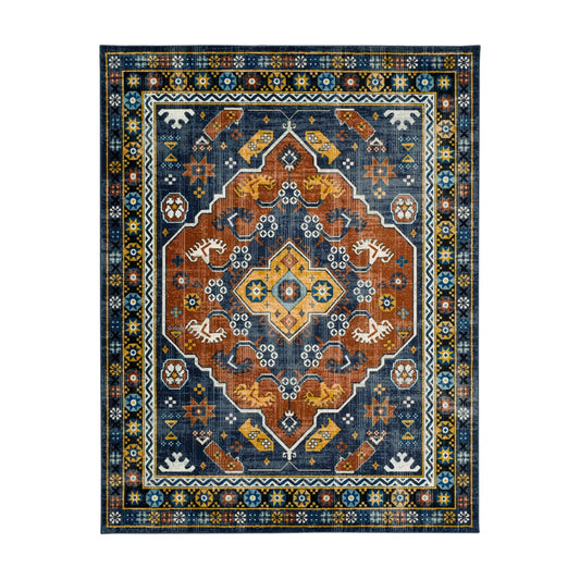 Karastan Kaleidoscope ZS023 Navy Machinemade Rug - Rugs - Karastan - Atlanta Designer Rugs