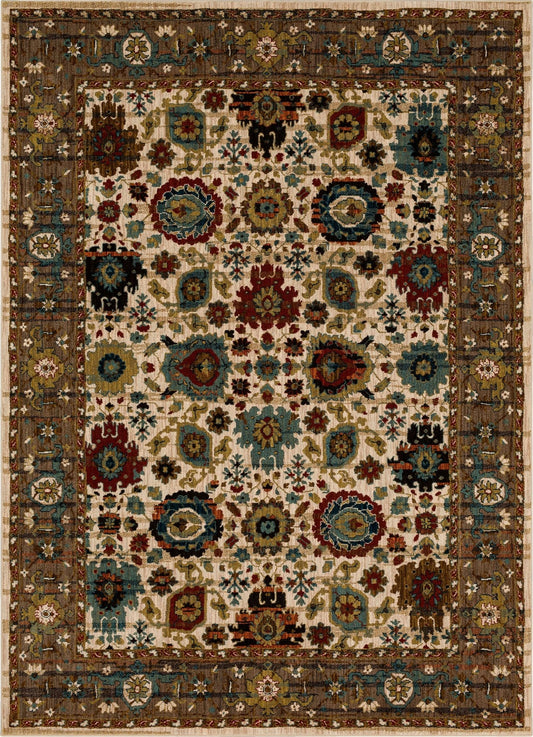 Karastan Spice Market 91197 Cream Modern/Contemporary Machinemade Rug - Rugs - Karastan - Atlanta Designer Rugs