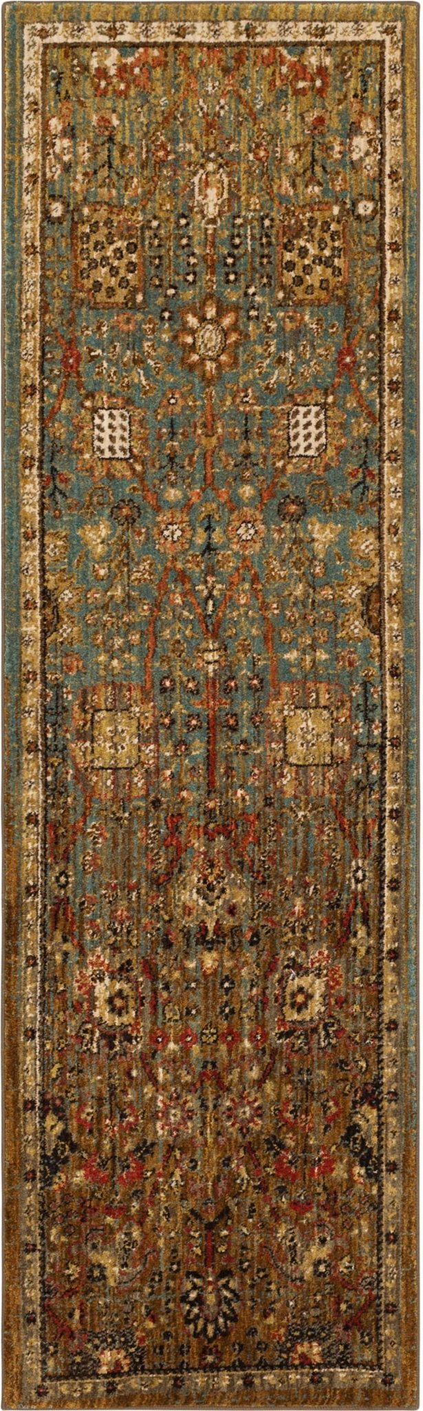 Karastan Spice Market 90668 Aquamarine Modern/Contemporary Machinemade Rug - Rugs - Karastan - Atlanta Designer Rugs