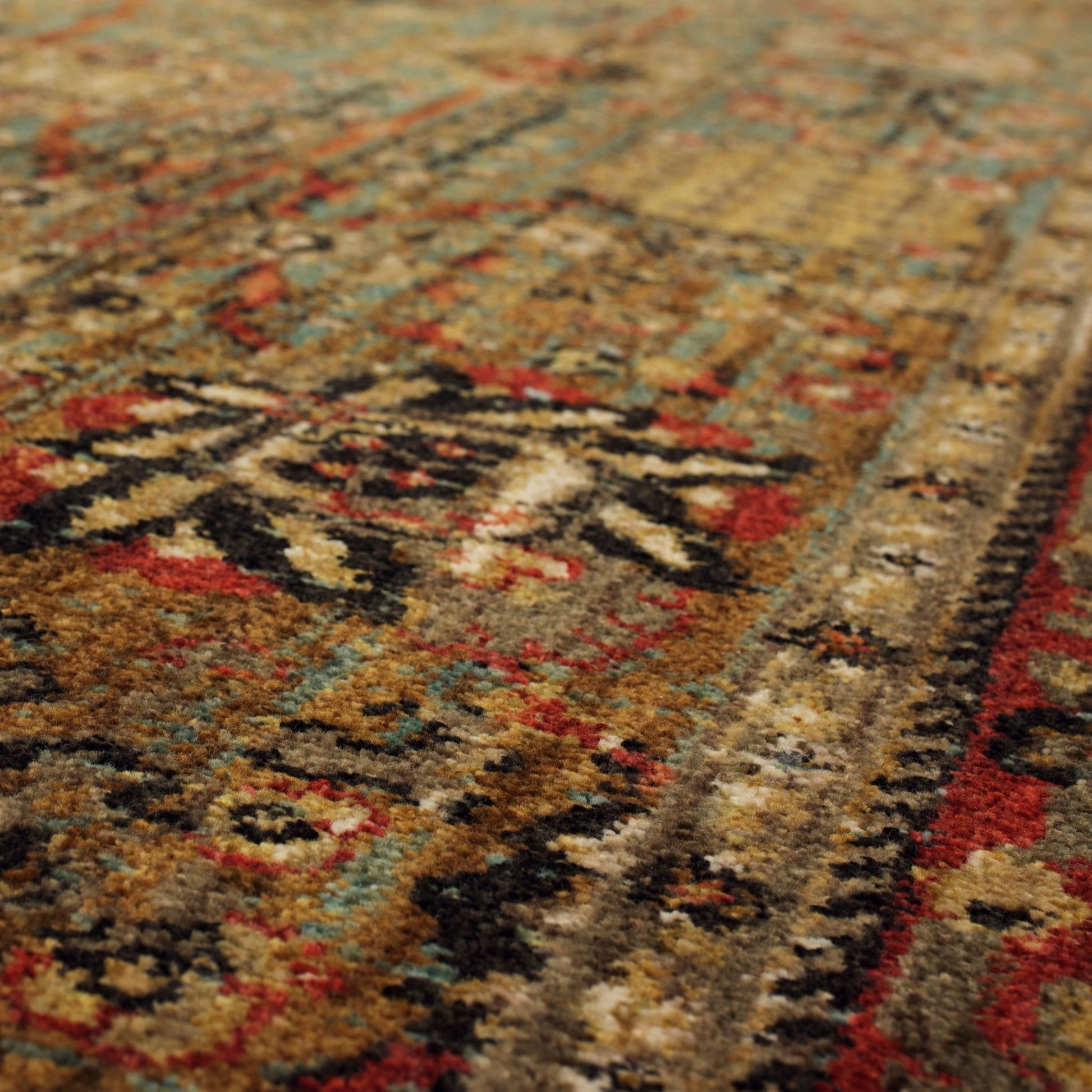 Karastan Spice Market 90668 Aquamarine Modern/Contemporary Machinemade Rug - Rugs - Karastan - Atlanta Designer Rugs