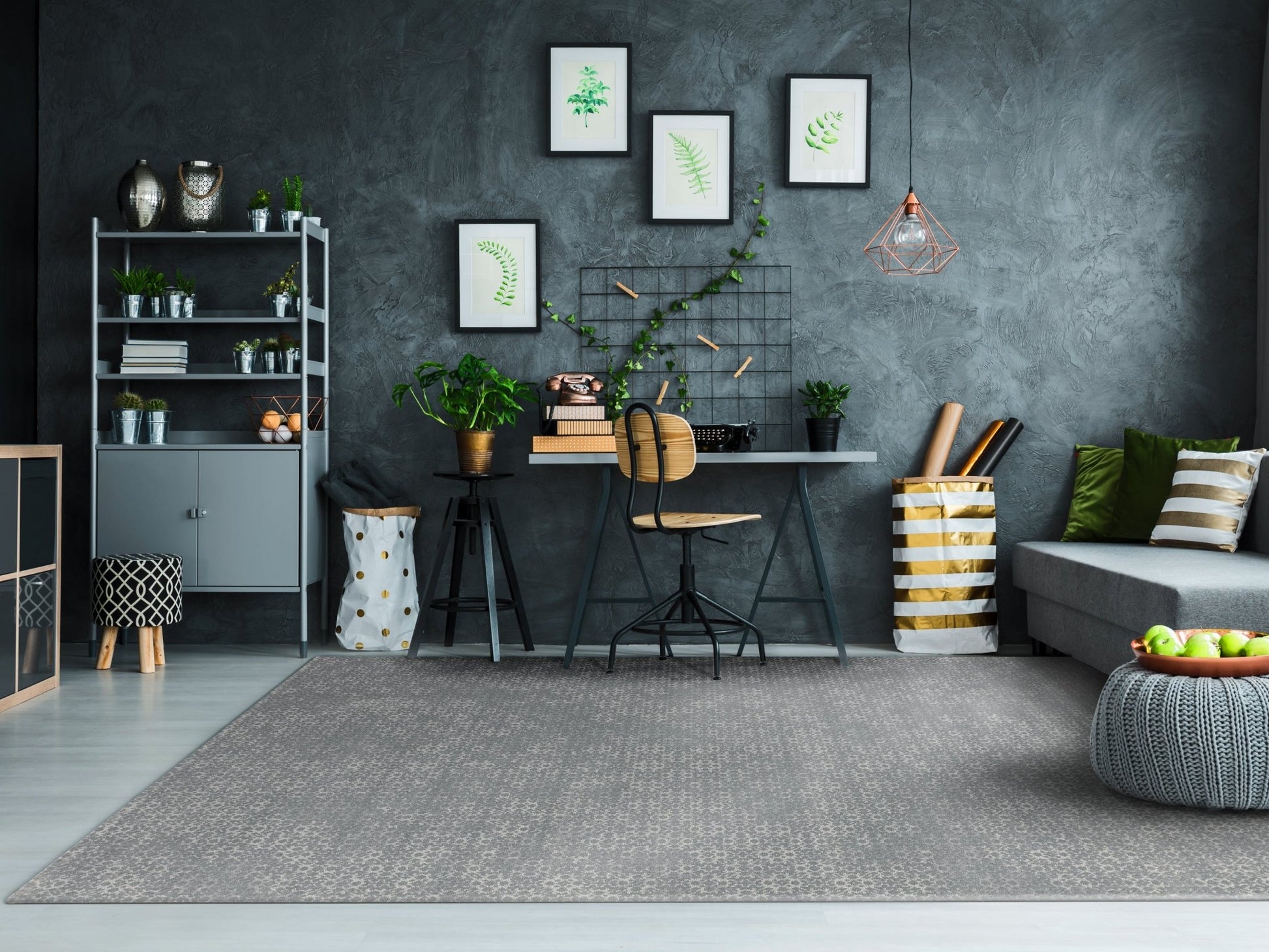 Dynamic Rugs Mysterio 12222 Dark Grey Contemporary Machine - Made Rug - Rugs - Dynamic Rugs - Atlanta Designer Rugs