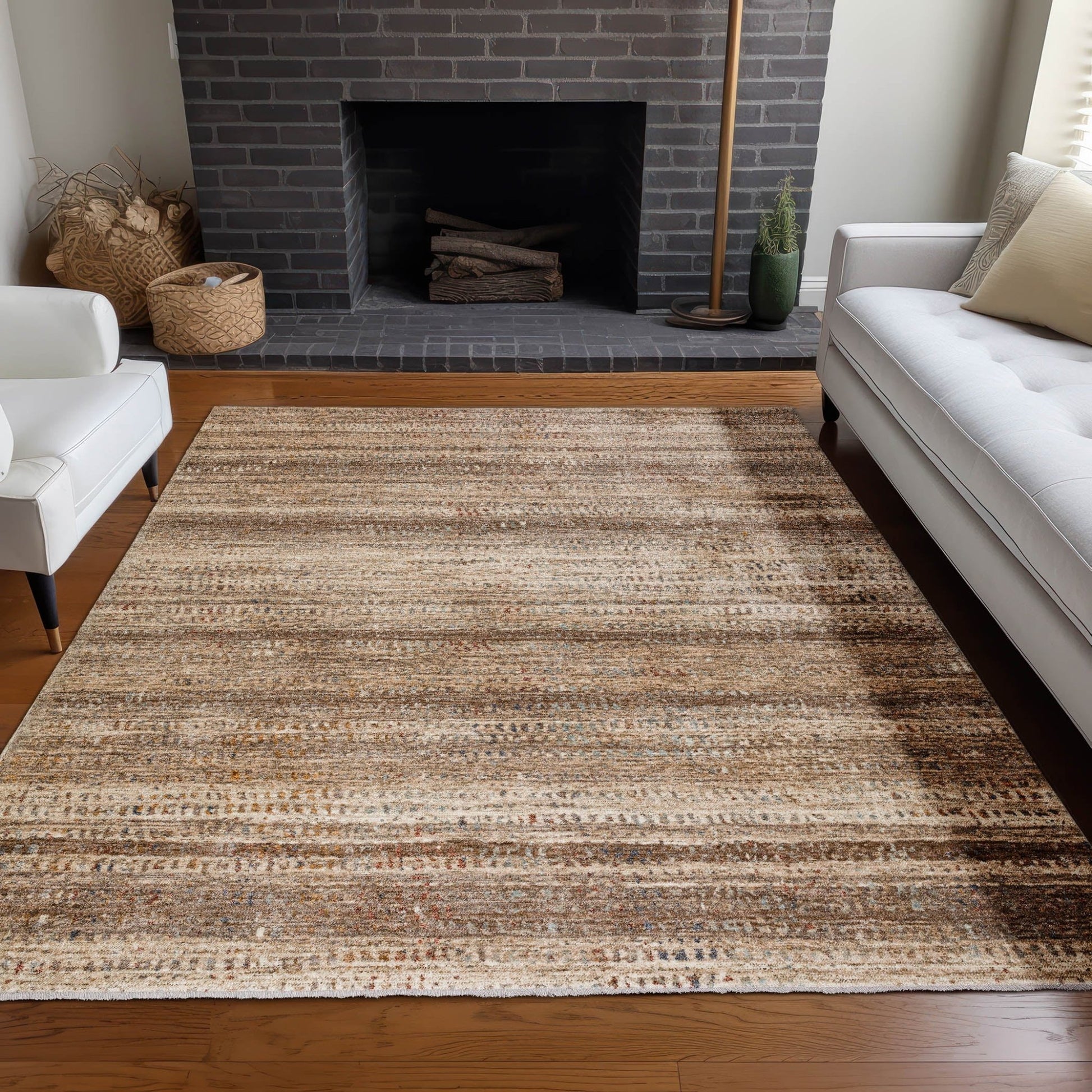 Dalyn Rugs Neola NA6 Mocha Transitional Rug - Rugs - Dalyn Rugs - Atlanta Designer Rugs