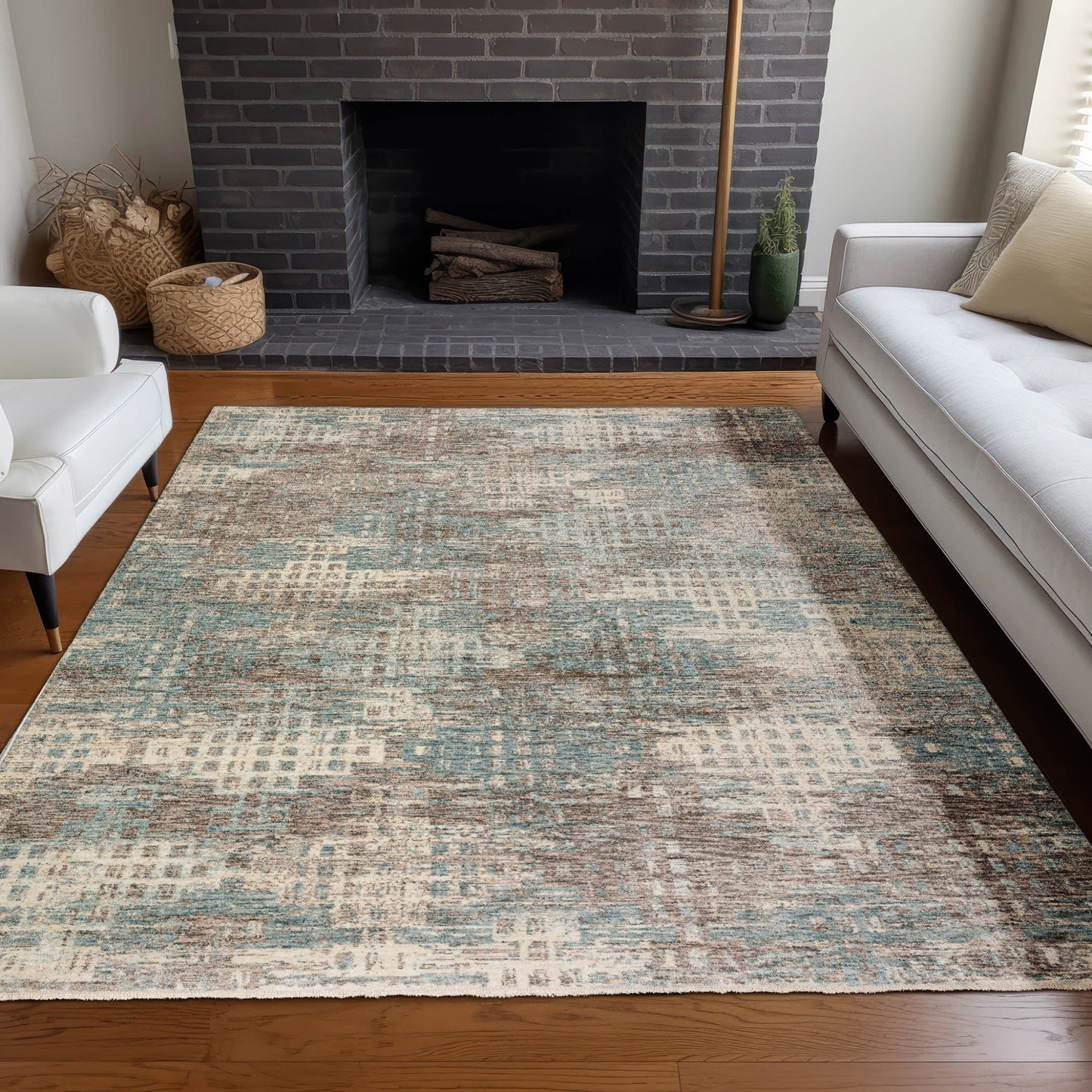 Dalyn Rugs Neola NA9 Denim Transitional Rug - Rugs - Dalyn Rugs - Atlanta Designer Rugs