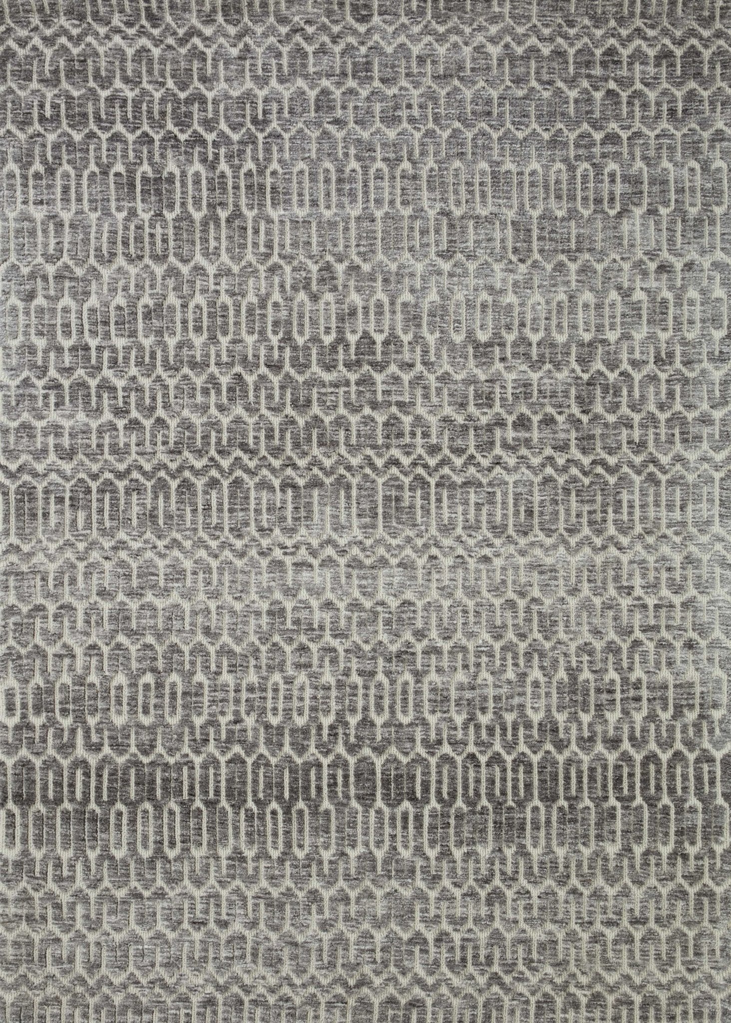 Loloi II Neda NED - 03 Ivory Charcoal Transitional Power Loomed Rug - Rugs - Loloi II - Atlanta Designer Rugs