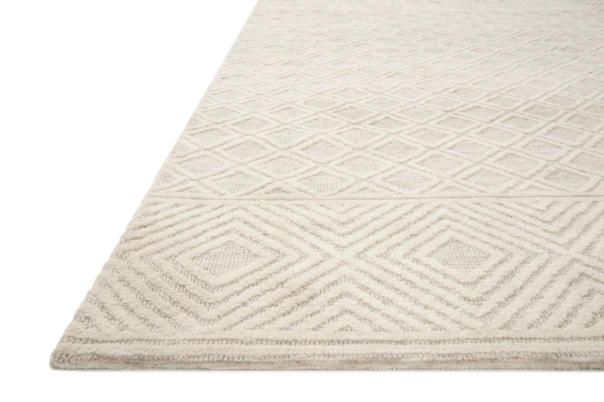 Loloi II Neda NED - 04 Ivory Natural Transitional Power Loomed Rug - Rugs - Loloi II - Atlanta Designer Rugs