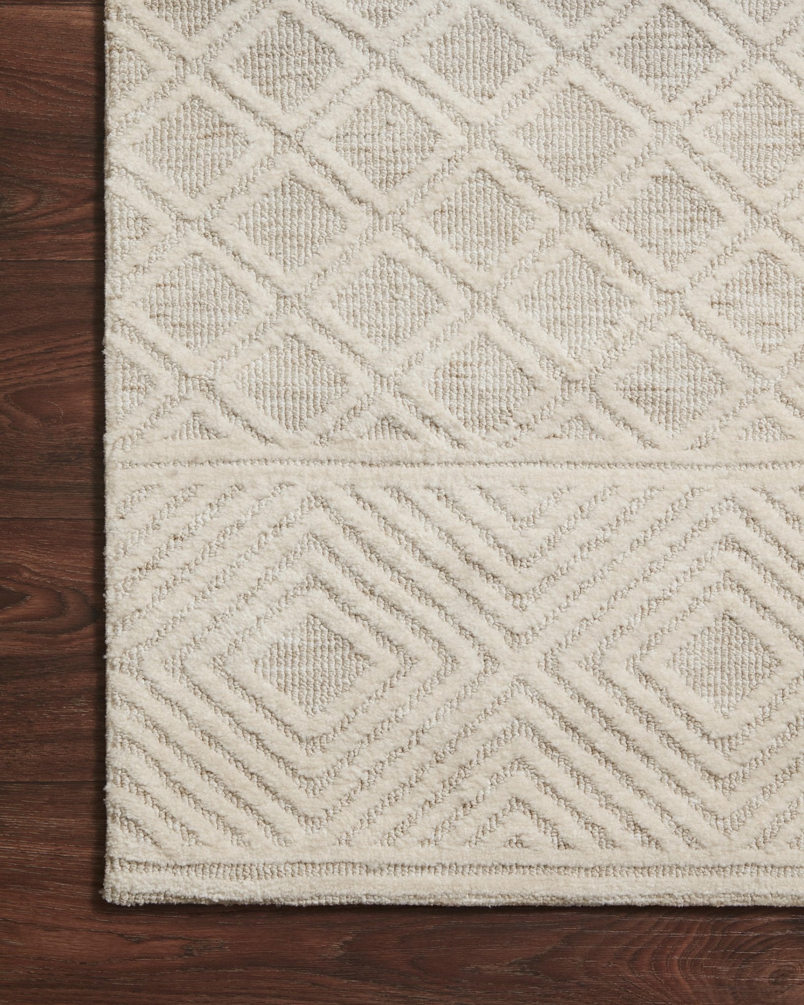 Loloi II Neda NED - 04 Ivory Natural Transitional Power Loomed Rug - Rugs - Loloi II - Atlanta Designer Rugs