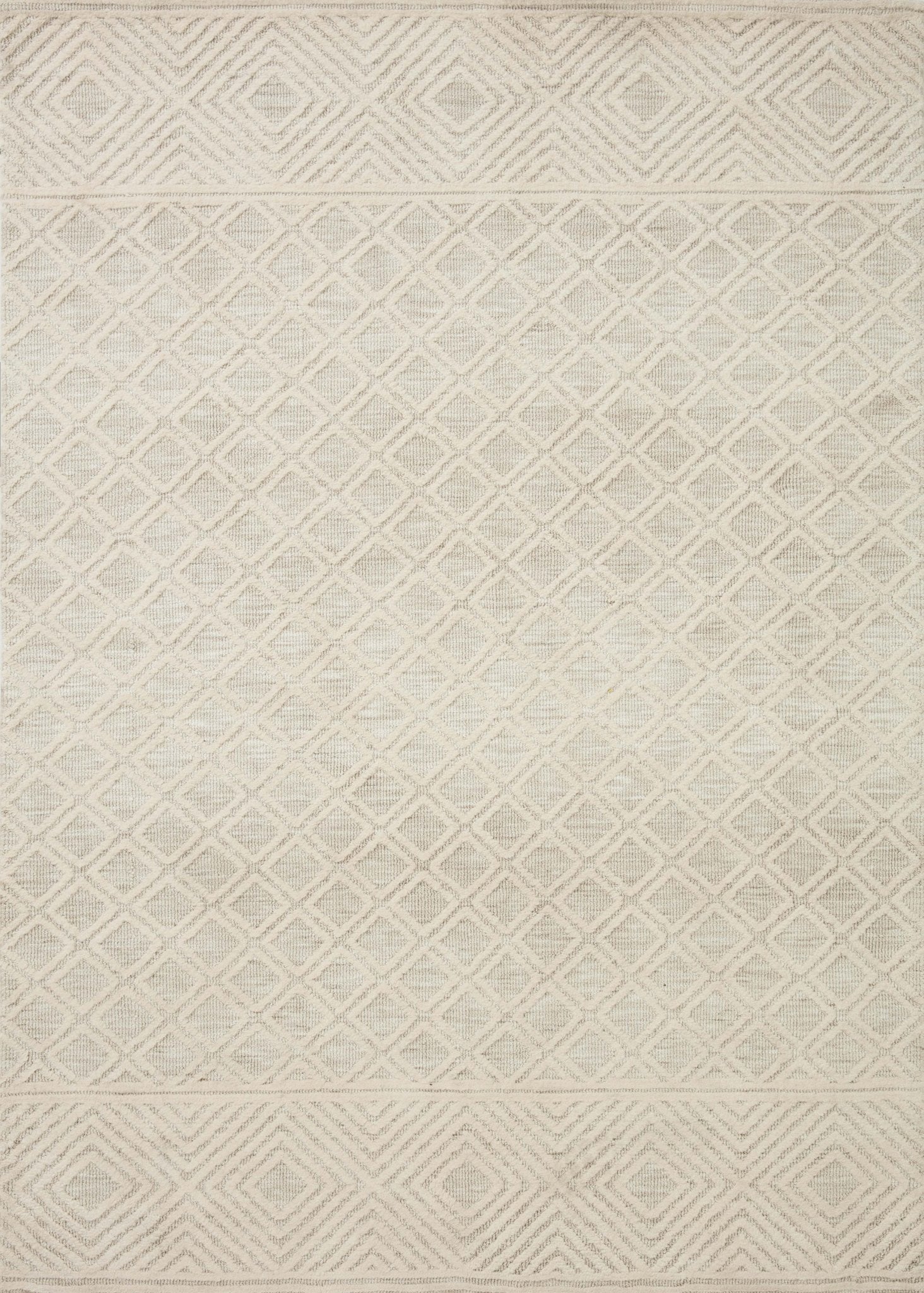 Loloi II Neda NED - 04 Ivory Natural Transitional Power Loomed Rug - Rugs - Loloi II - Atlanta Designer Rugs