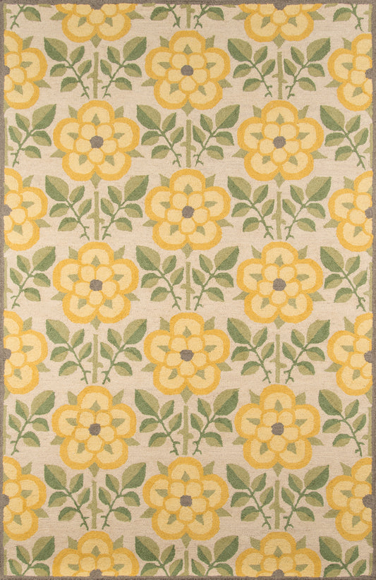 Momeni Newport  Yellow  Contemporary