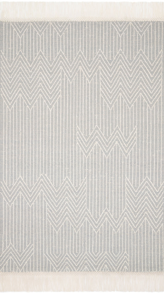 Magnolia Home Newton NET-02 Lt Grey Ivory Contemporary Hand Tufted Rug