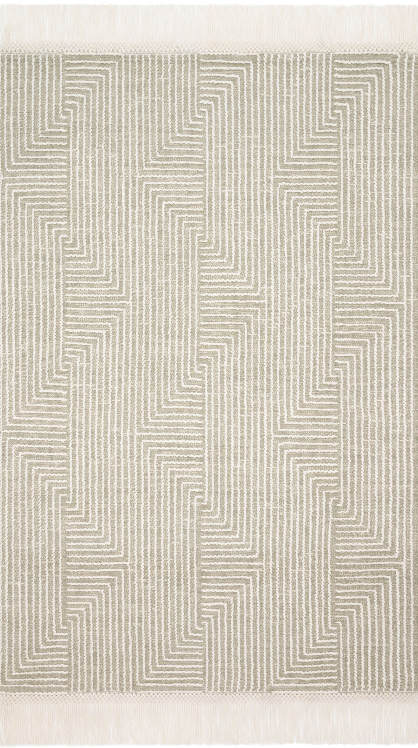 Magnolia Home Newton NET-04 Sage Ivory Contemporary Hand Tufted Rug