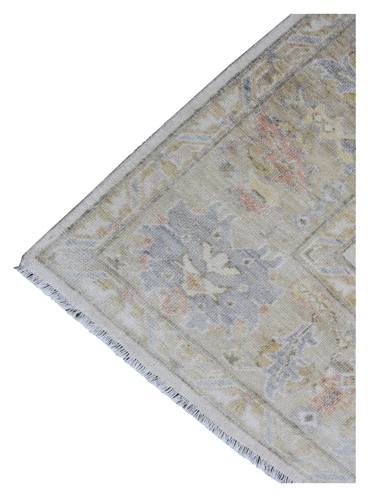 Artisan Priscilla Ivory Beige Traditional Knotted Rug - Rugs - Artisan - Atlanta Designer Rugs